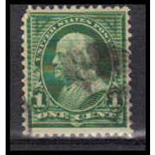 Used 279 1c Benjamin Franklin Fine RA1402