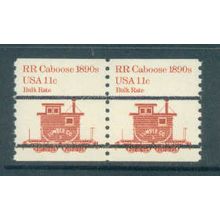 1905a 11c Railroad Caboose Fine MNH Dry Gum Pair PreCnx G0810