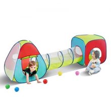 3 in 1 Kids Play Tent with Tunnel for Boys, Girls, Babies and Toddlers, Indo...