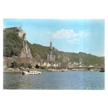 DINANT, BELGIUM used postcard 1986 postmark =