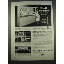 1963 Toledo Scale Automated Batch Mixing System Ad