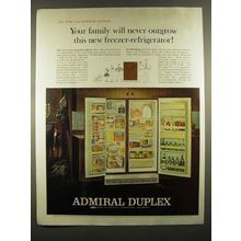 1964 Admiral ND2049 Freezer-Refrigerator Ad