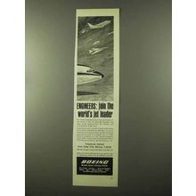 1966 Boeing Aviation Ad - Engineers Join the Leader