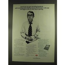 1972 Travelers Insurance Ad - Spending Thousands