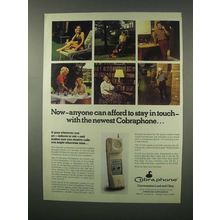 1981 Cobra Cobraphone CP-15S Phone Ad - Stay in Touch