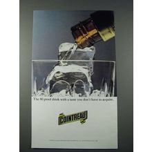 1981 Cointreau Liqueur Ad - You Don't Have to Acquire