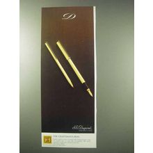 1984 S.T. Dupont Pen Ad - The Craftsman's Pens