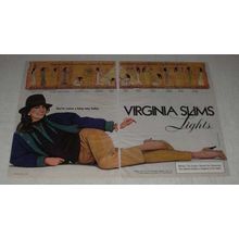 1984 Virginia Slims Lights Cigarettes Ad - Dawn Mankind