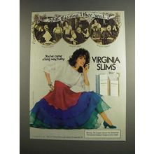 1984 Virginia Slims Cigarettes Ad - With This Ring