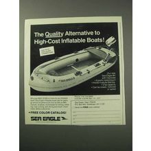 1986 Sea Eagle 8H Boat Ad - The Quality Alternative