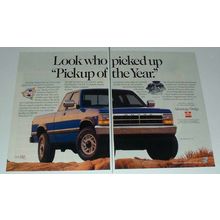 1992 Dodge Dakota LE Club Cab Truck Ad - Pickup of Year