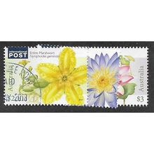 AUS 2017 (SET) 'WATER PLANTS - LILLIES' (3v) FINE USED EBID56-263)