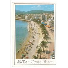 JAVEA, COSTA BLANCA, SPAIN used vintage postcard c. 1986 #