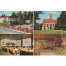 Farm Restaurant Burghof Demmenheim Germany Postcard Please Read