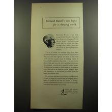 1952 Simon and Schuster Book Ad - New Hopes for a Changing World