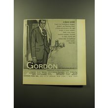 1959 Gordon of Philadelphia Pakalong Covert Suit Ad - A classic revived