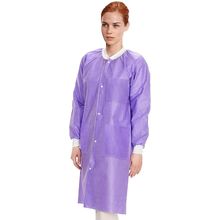 Disposable Lab Coat 45 Inches Long, X-Large. Pack of 50 Pink SMS Disposable L...