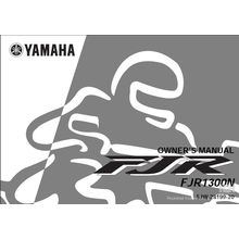 YAMAHA FZR1300N OWNERS MANUAL MOTORCYCLE 106 PAGES IN ENGLISH