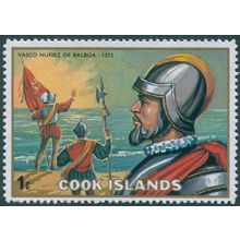 Cook Islands 1975 1c Vasco Núñez de Balboa SG513 MNH