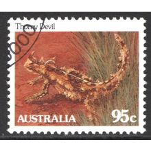 AUSTRALIA 1983: REPTILES & AMPHIBIANS - 95c THORNY DEVIL USED (G7)
