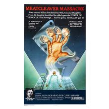 Meatcleaver Massacre 01 Poster Canvas Movie Film Print A0 A1 A2 A3 A4 A5 A6 Art