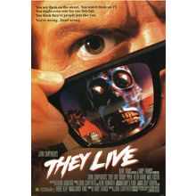 They Live- 1988 Poster Canvas Movie Film Print A0 A1 A2 A3 A4 A5 A6 Art Wall Dec