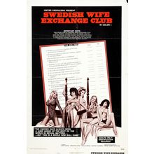Swedish Wife Exchange Club 01 Poster Canvas Movie Film Print A0 A1 A2 A3 A4 A5 A
