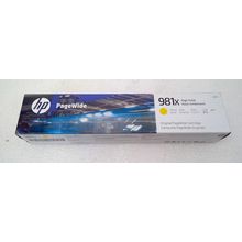 NEW Genuine HP 981X (L0R11A) Yellow High-Yield Original Ink Cartridge