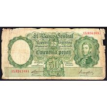 1942 Argentina Banknote 50 Pesos