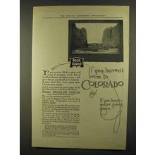 1911 Rock Island Railroad Ad - Been to Colorado