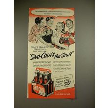1941 Sno-Cola Soda Ad - Sno-Cola's The Stuff!