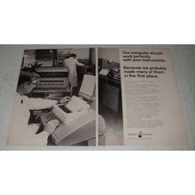 1970 Hewlett-Packard 2114B Computer Ad - Work With