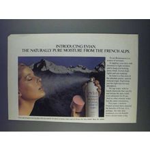 1980 Evian Brumisateur Atomizer Ad - Naturally Pure