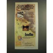 1988 India Tourism Ad - It's a Spectacular Trek