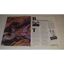 1989 Lands' End Interlochen Knit Shirt Ad - Bill Rice, the bug, the plow