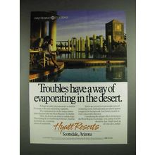 1989 Hyatt Regency Scottsdale Hotel Ad - Evaporating