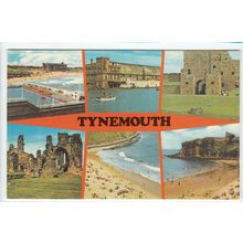 Tynemouth Multiview Northumberland Postcard 22241