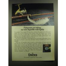 1979 Daiwa Superlite Rods Ad - Fishermen are taking our new Superlite rods