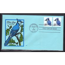 FDC HF 3048 BPS 3052 20c Blue Jay (Cachet-U/A) Box0506
