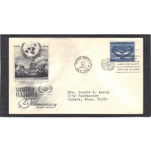 FDC Art Craft 143 5c ICY Emblem (Cachet-Typed/A) CV39235