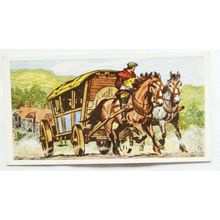 1961 Cooper's Tea card Transport through the ages No. 18 Early Coach