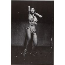 George Zimbel Chelo Indian Turkish Exotic Dancer Photo Postcard
