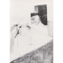 Lance Smith Back Late Charcoal Painting Postcard