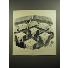 1954 Cartoon by Robert Day - It started when they boycotted the coffee
