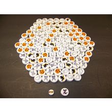 Ceramic Halloween Themed Beads for Keychains Bracelets Crafting