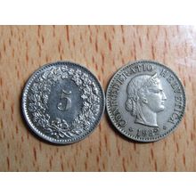 Switzerland 1932 5 Rappen Coin