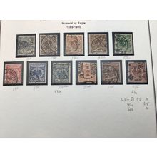 ICOLLECTZONE Germany 45-51, 49a, 51a Very Fine used CV $160