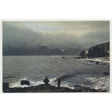 ISLE of SKYE Storm in the Cuillins RPPC DIXON 4322 mid 20th C. D R MacAlpine