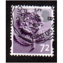 ENGLAND 72P 'TUDOR ROSE' (EN17) FINE USED (EBID25052)