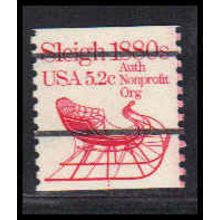 1900a 5.2c Sleigh Fine MNH Dry Gum CNS 1 PA5537